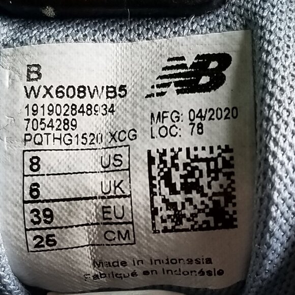 New Balance 608 V5 Women's Size 8 White Athletic Training Walking Shoes 11702 - Picture 8 of 8